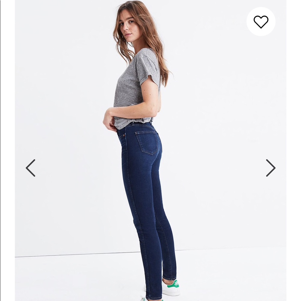 Madewell High Rise (10”) skinny jeans